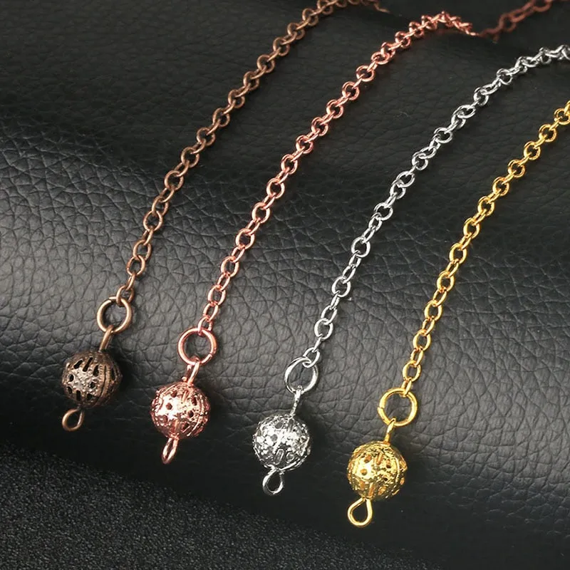 Cone Metal Pendulum For Dowsing Reiki Healing Amulet Copper Chain Wicca Metaphysical Pendule Fashion Jewelry Gift