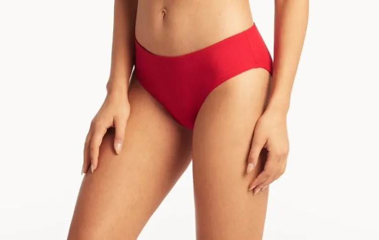 Cross Front Mid Rise Bikini