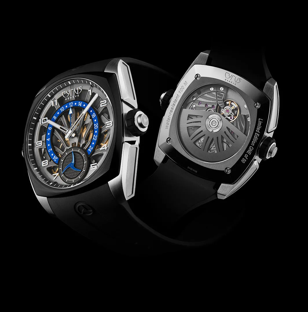 CYR Watch Klepcys GMT Retrograde Titanium DLC Limited Edition