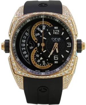 Cyrus Watch Klepcys Chronograph Gold And Diamond Limited Edition