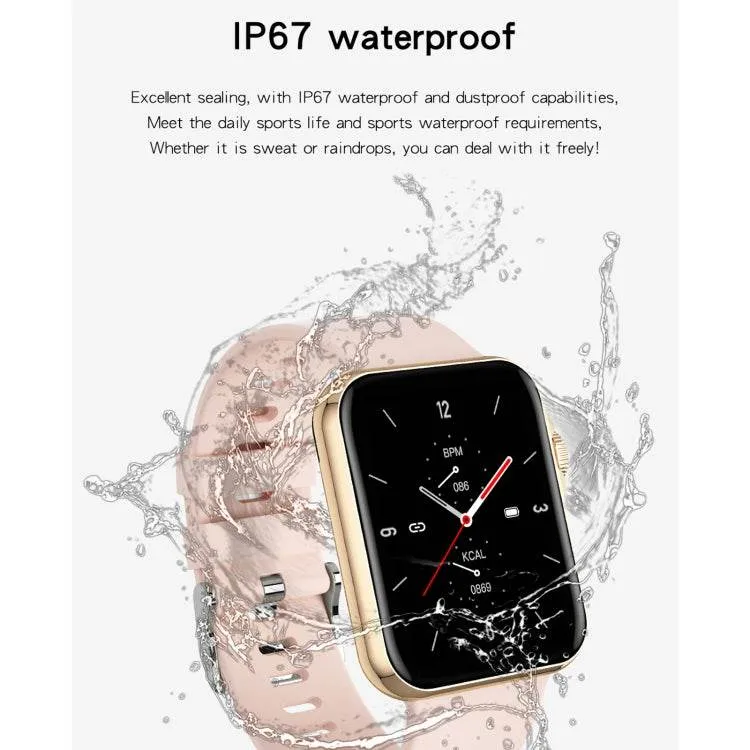 D06 1.6-Inch IPS HD Color Screen Smart Watch - IP67 Waterproof with Heart Rate, Sleep, and Sport Monitoring