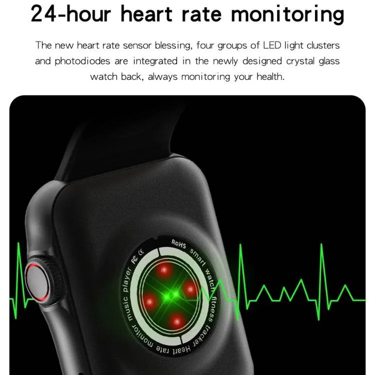 D06 1.6-Inch IPS HD Color Screen Smart Watch - IP67 Waterproof with Heart Rate, Sleep, and Sport Monitoring