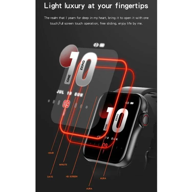 D06 1.6-Inch IPS HD Color Screen Smart Watch - IP67 Waterproof with Heart Rate, Sleep, and Sport Monitoring