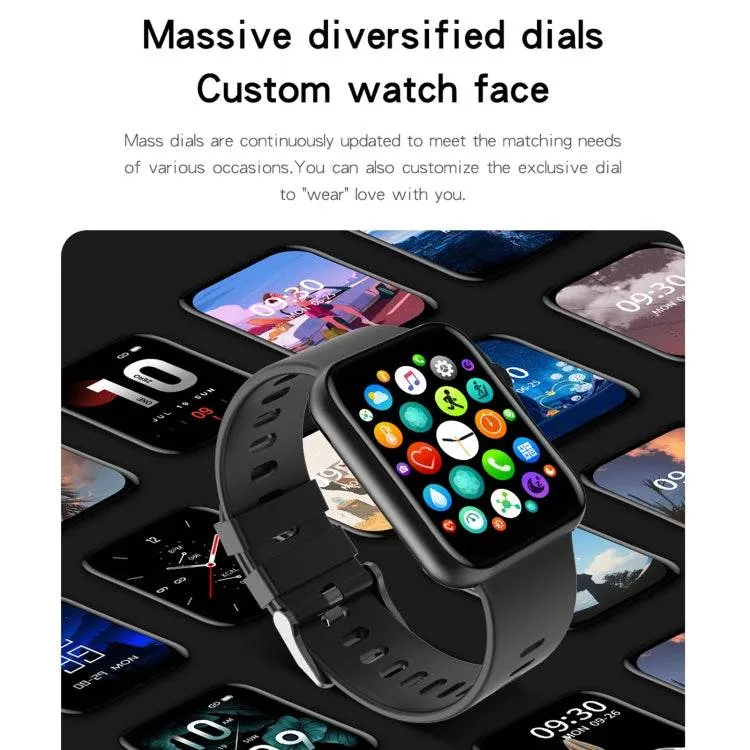 D06 1.6-Inch IPS HD Color Screen Smart Watch - IP67 Waterproof with Heart Rate, Sleep, and Sport Monitoring