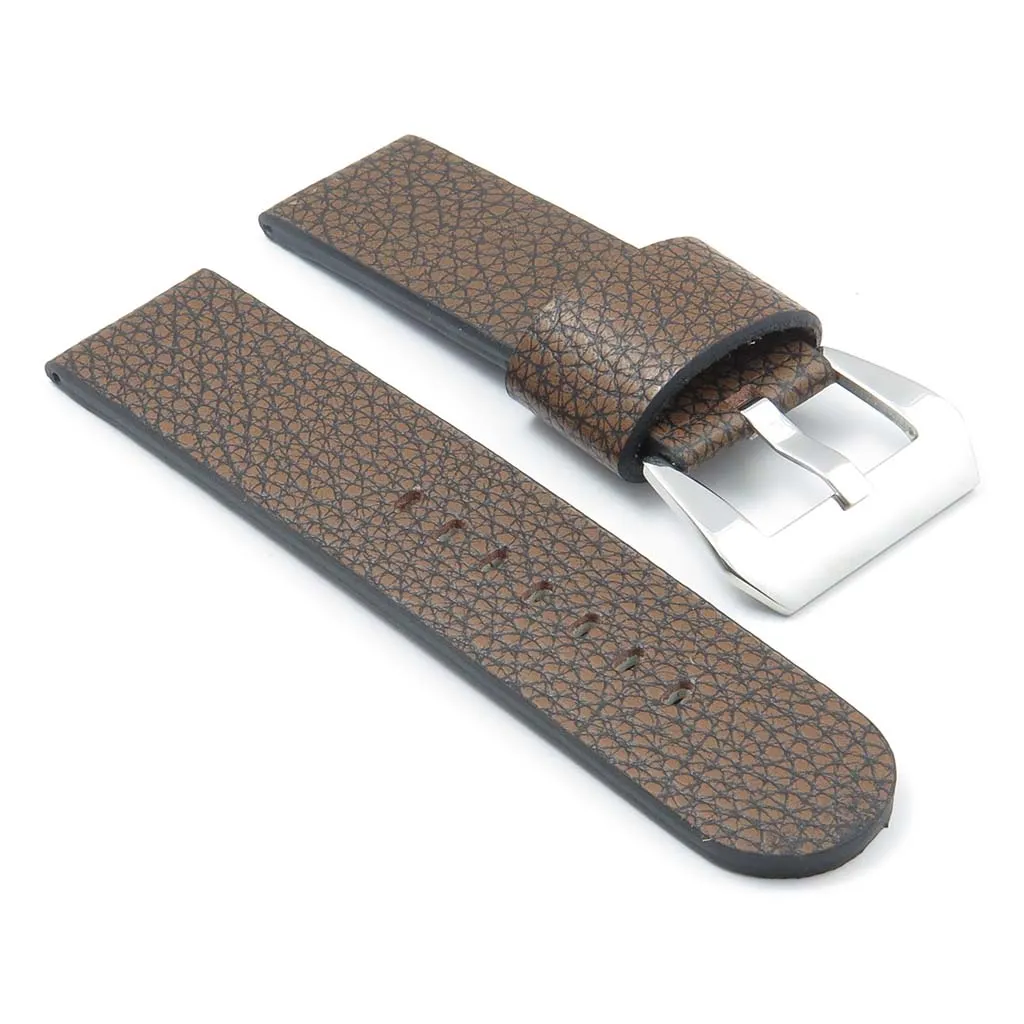 DASSARI Aztek Textured Leather Strap with Large Keeper
