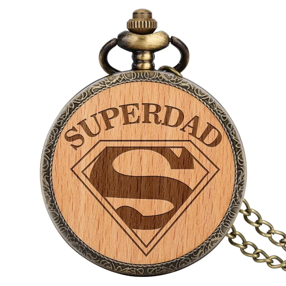 Dear Dad Quartz Pocket Watch