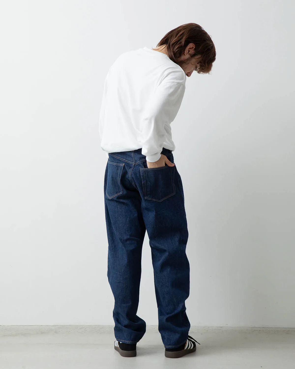 DENIM 5P ZIPPER FRONT DENIM PANTS