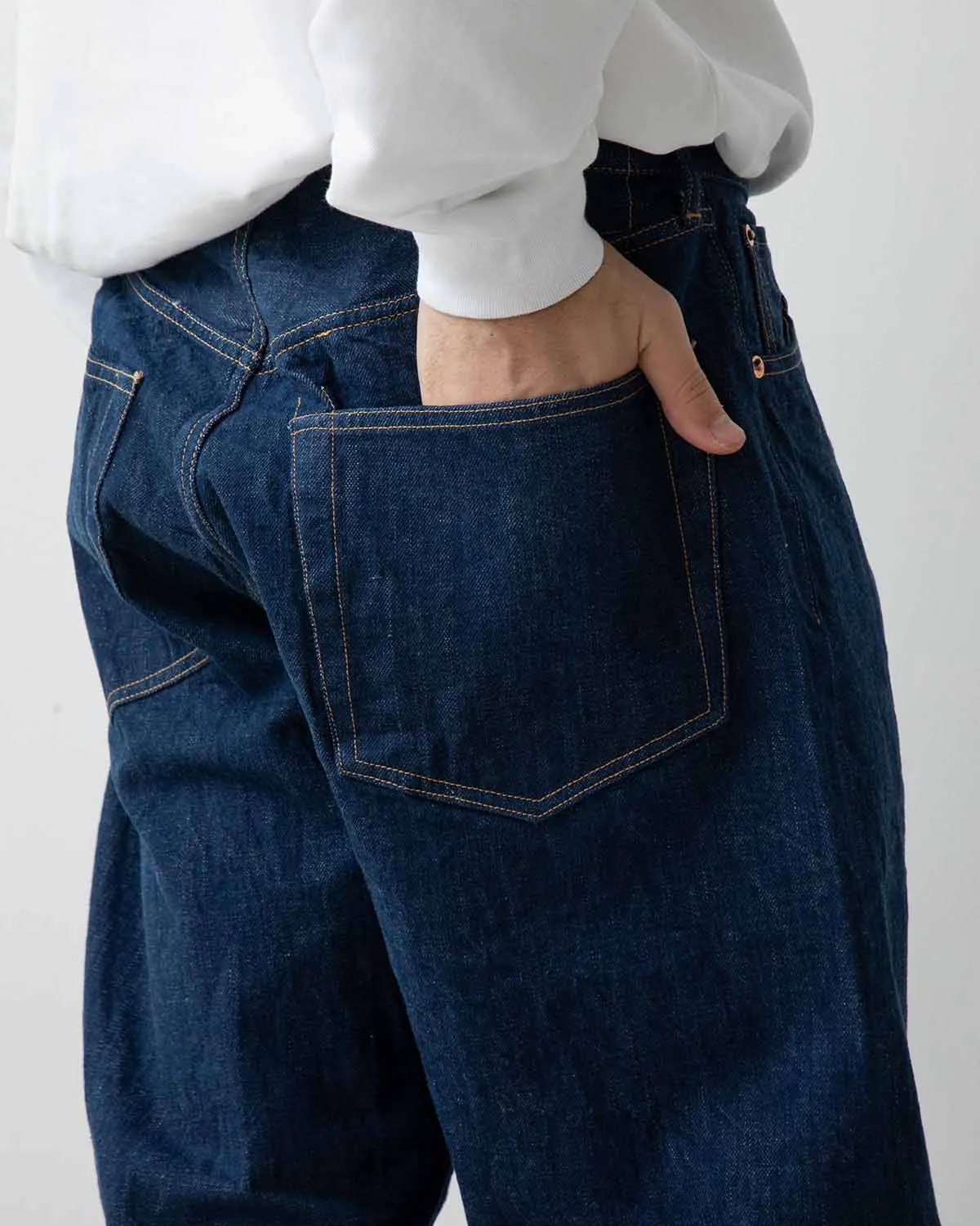 DENIM 5P ZIPPER FRONT DENIM PANTS
