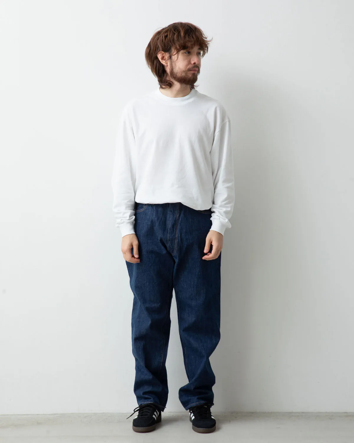 DENIM 5P ZIPPER FRONT DENIM PANTS