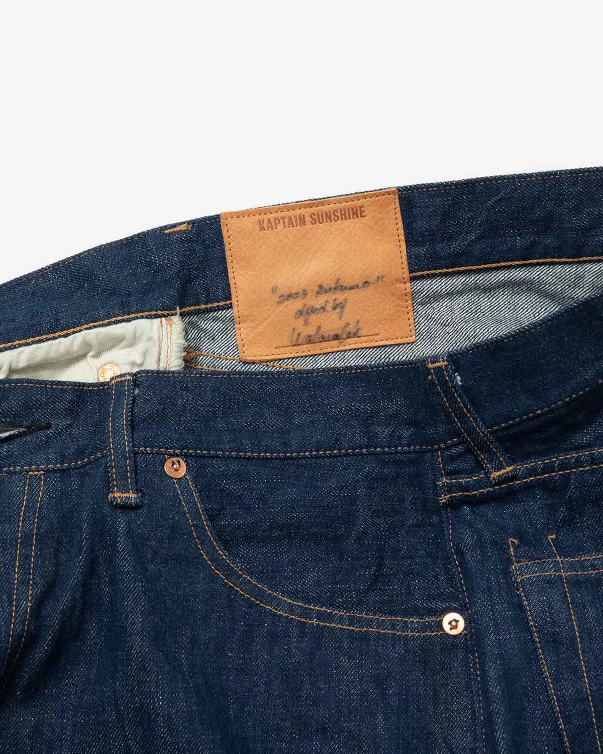 DENIM 5P ZIPPER FRONT DENIM PANTS