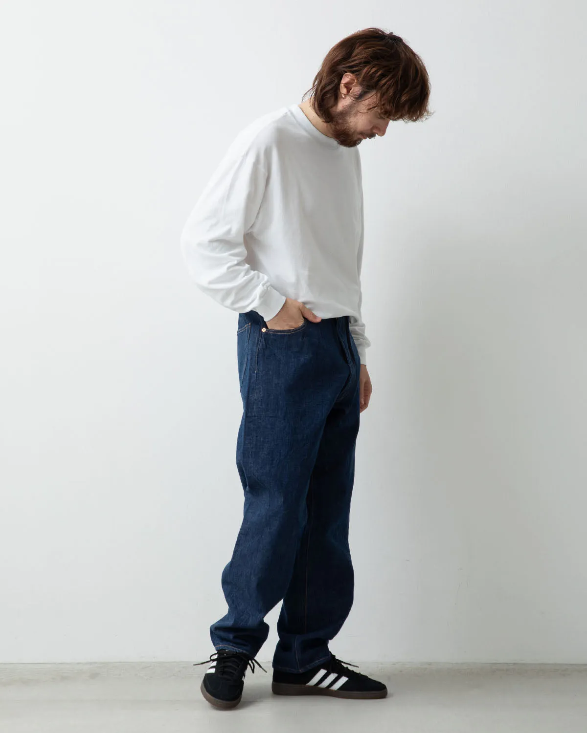 DENIM 5P ZIPPER FRONT DENIM PANTS