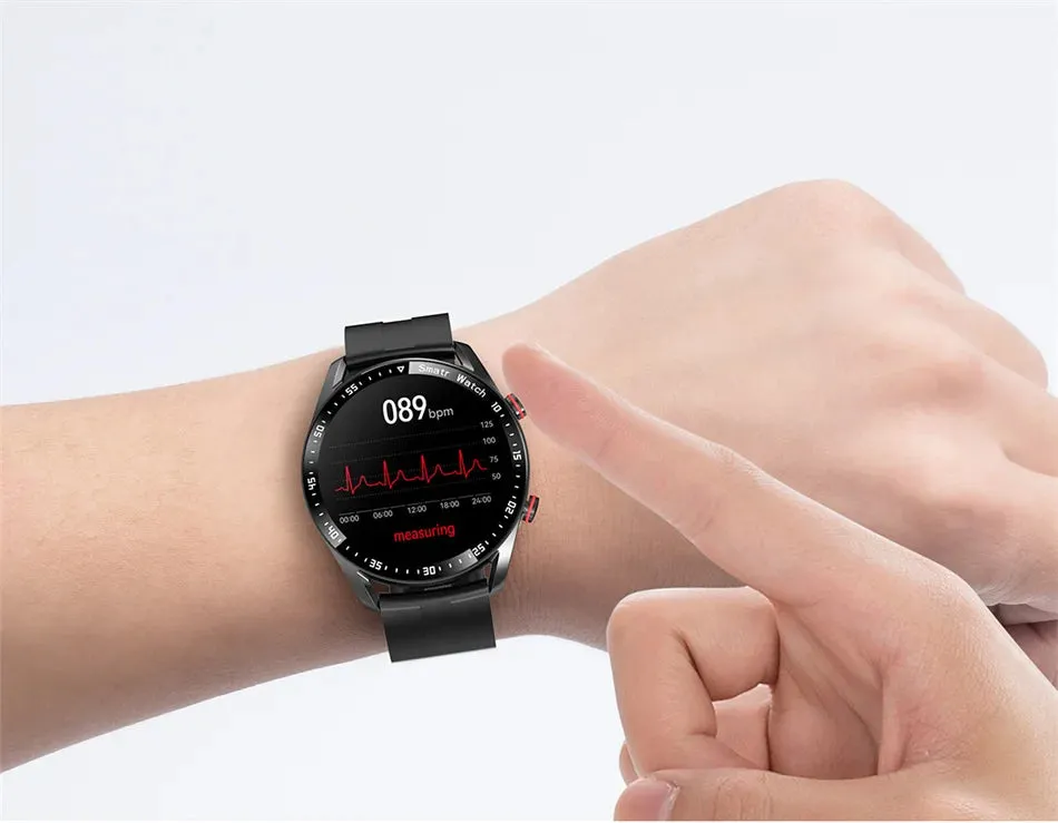 ECG PPG Bluetooth Call Smart Watch Men Laser Health Blood Pressure Fitnes Sports Watches Man Sports Waterproof Smartwatch Box