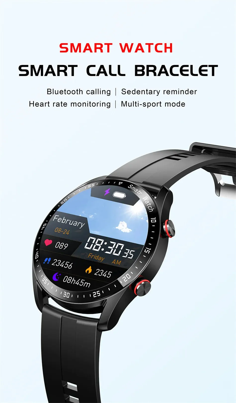 ECG PPG Bluetooth Call Smart Watch Men Laser Health Blood Pressure Fitnes Sports Watches Man Sports Waterproof Smartwatch Box