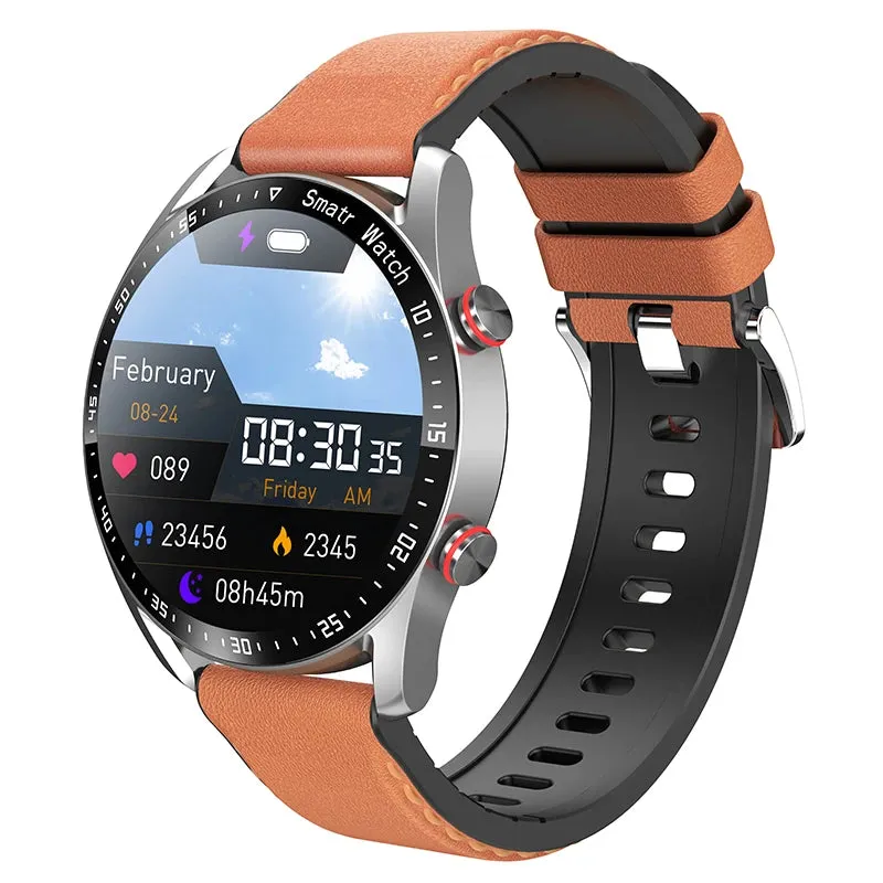 ECG PPG Bluetooth Call Smart Watch Men Laser Health Blood Pressure Fitnes Sports Watches Man Sports Waterproof Smartwatch Box