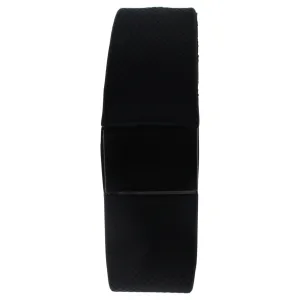 EK-H1 Health Sports Black Silicone Bracelet by Eclock for Unisex - 1 Pc Bracelet