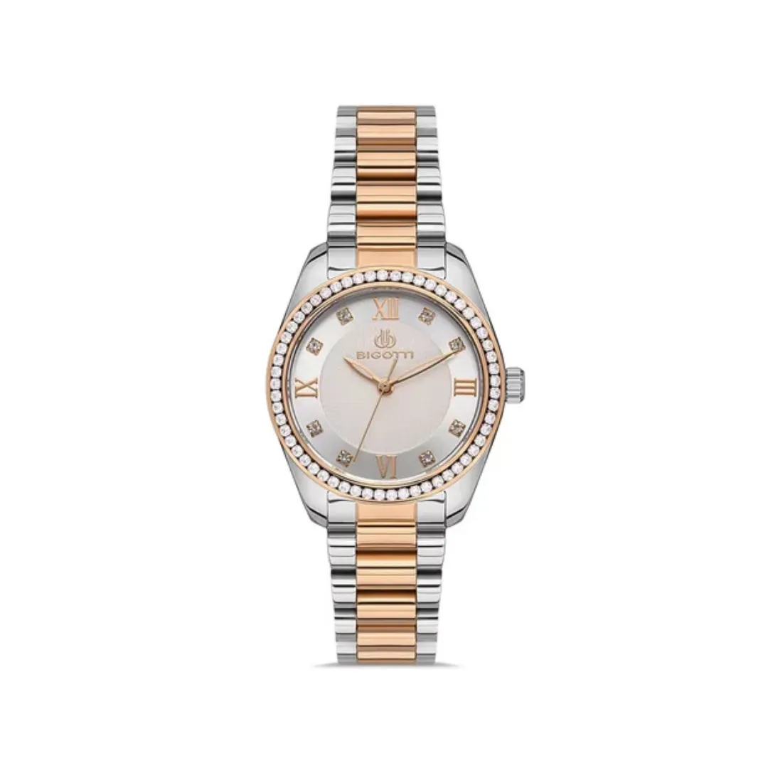 Elegant Women's watch Bigotti with Rose Gold