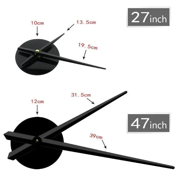 Frameless Cats Silhouette Wall Clock