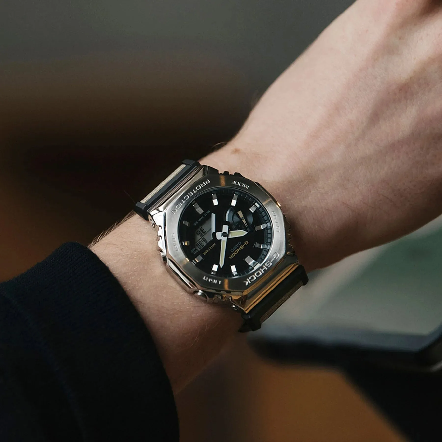 G-Shock Digital & Analogue G Steel Metalized Casioak Series GM2100C-5A / GM-2100C-5A