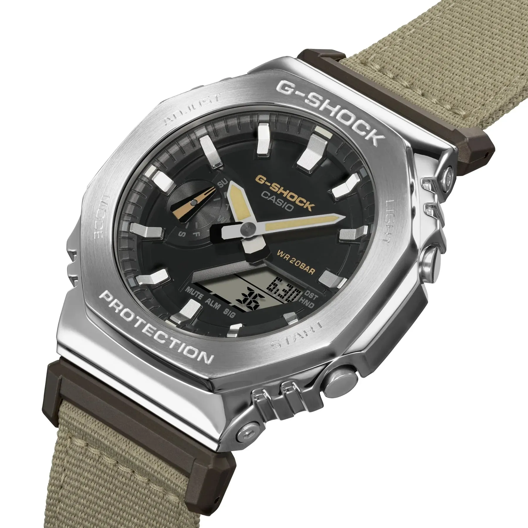 G-Shock Digital & Analogue G Steel Metalized Casioak Series GM2100C-5A / GM-2100C-5A