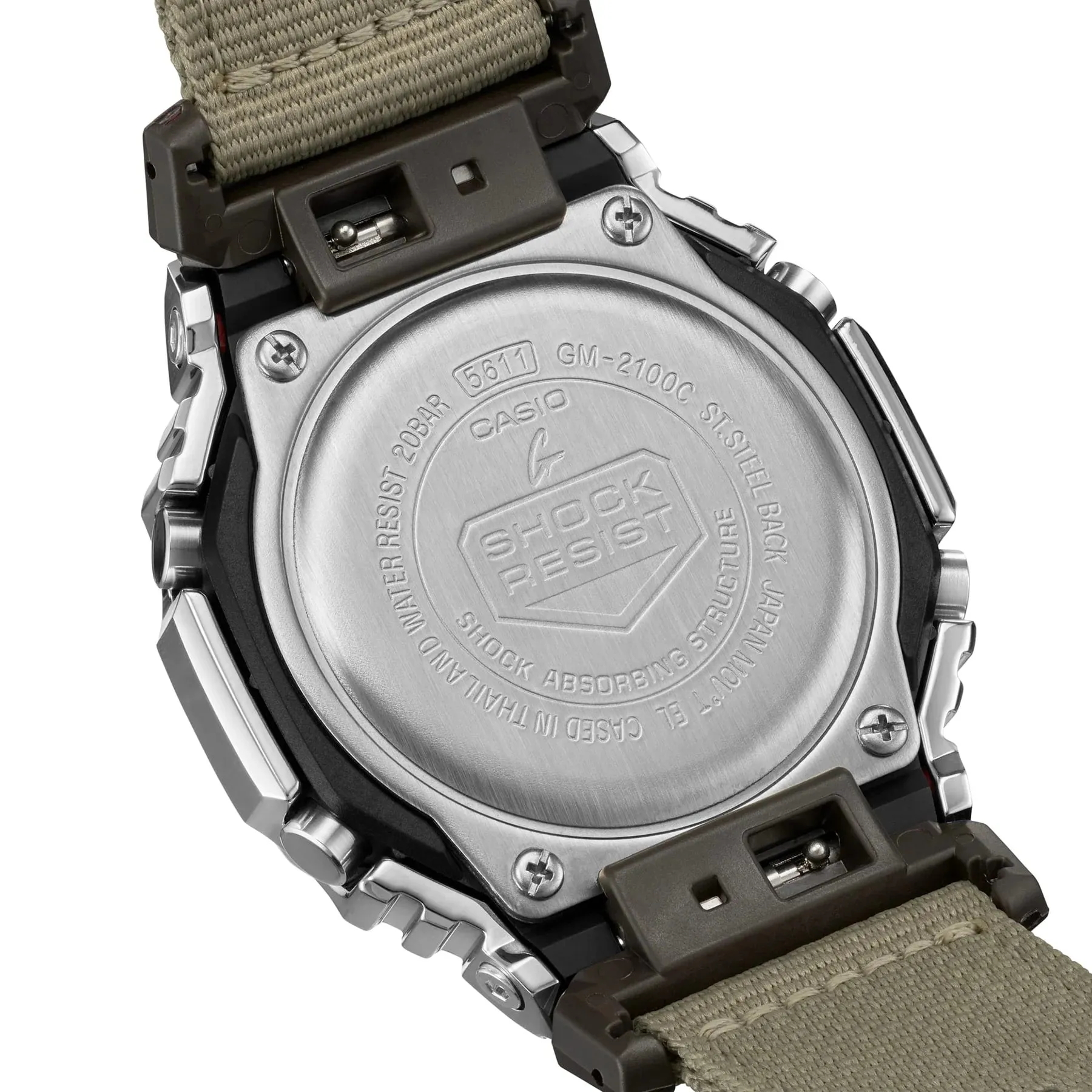 G-Shock Digital & Analogue G Steel Metalized Casioak Series GM2100C-5A / GM-2100C-5A