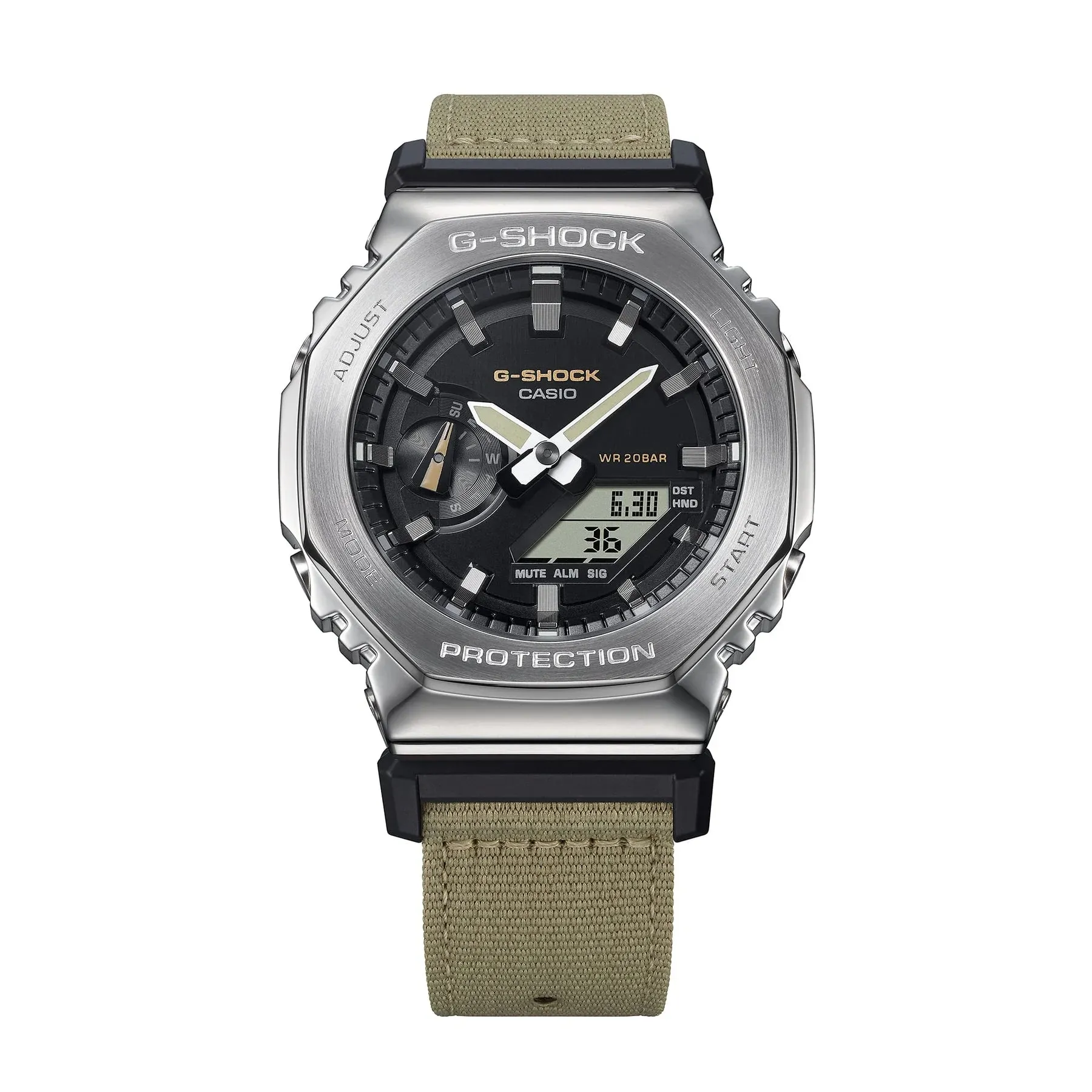 G-Shock Digital & Analogue G Steel Metalized Casioak Series GM2100C-5A / GM-2100C-5A