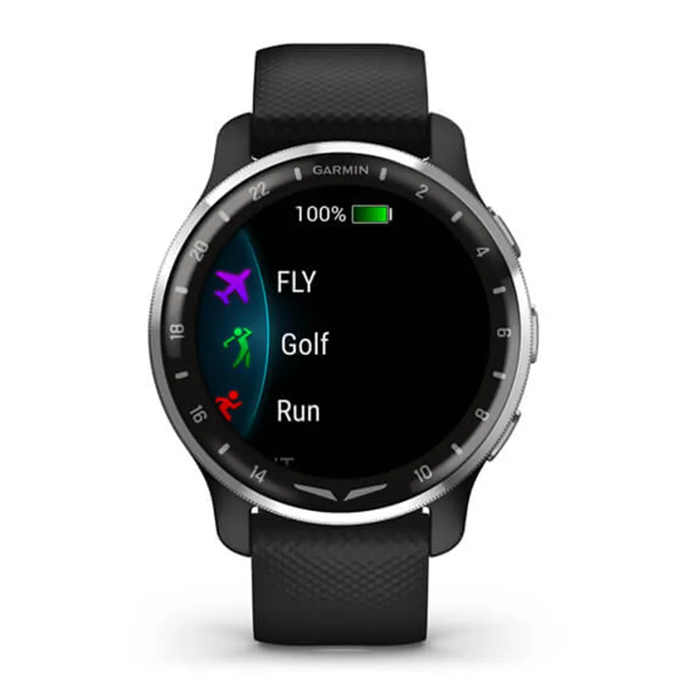Garmin D2 Air X10 Health Monitoring Smaller-Sized GPS Aviator Smartwatch - 010-02496-09