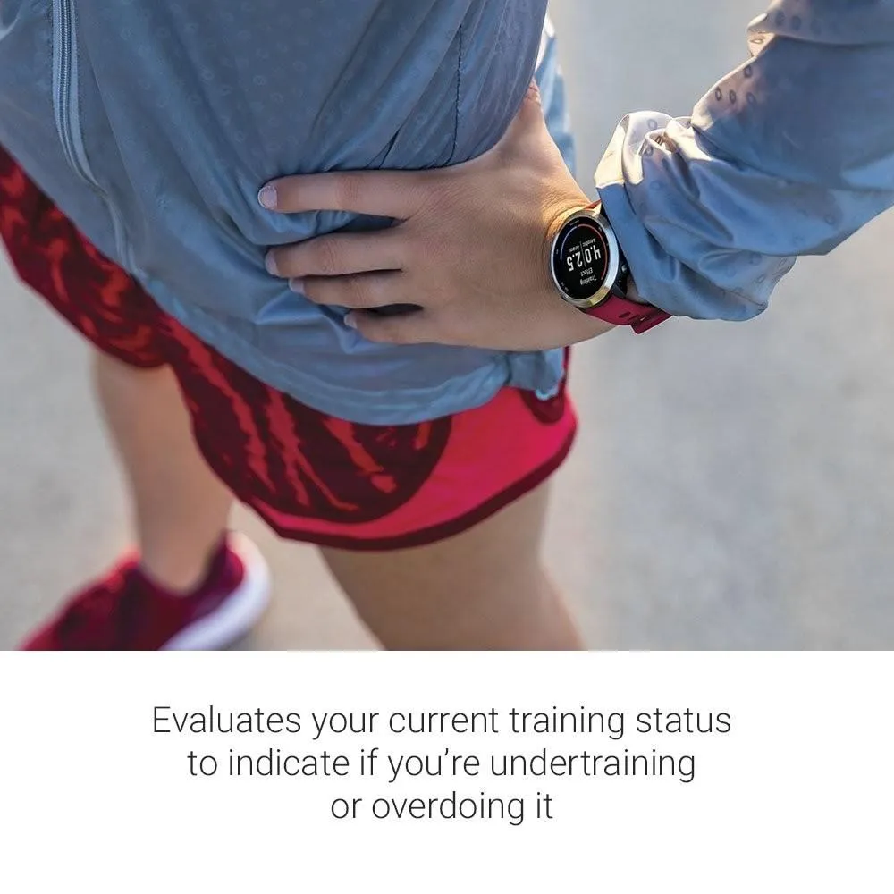 Garmin Forerunner 645 Music GPSSlate Silicone Band Digital Dial Running Smart Watch - 010-01863-22