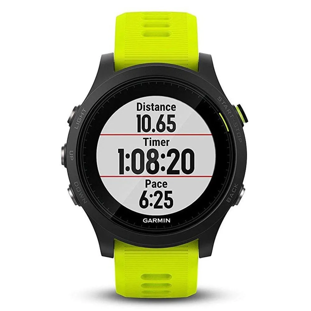 Garmin Forerunner 935 Green/Yellow Silicone Band Digital Dial Smart Watch - 010-01746-02