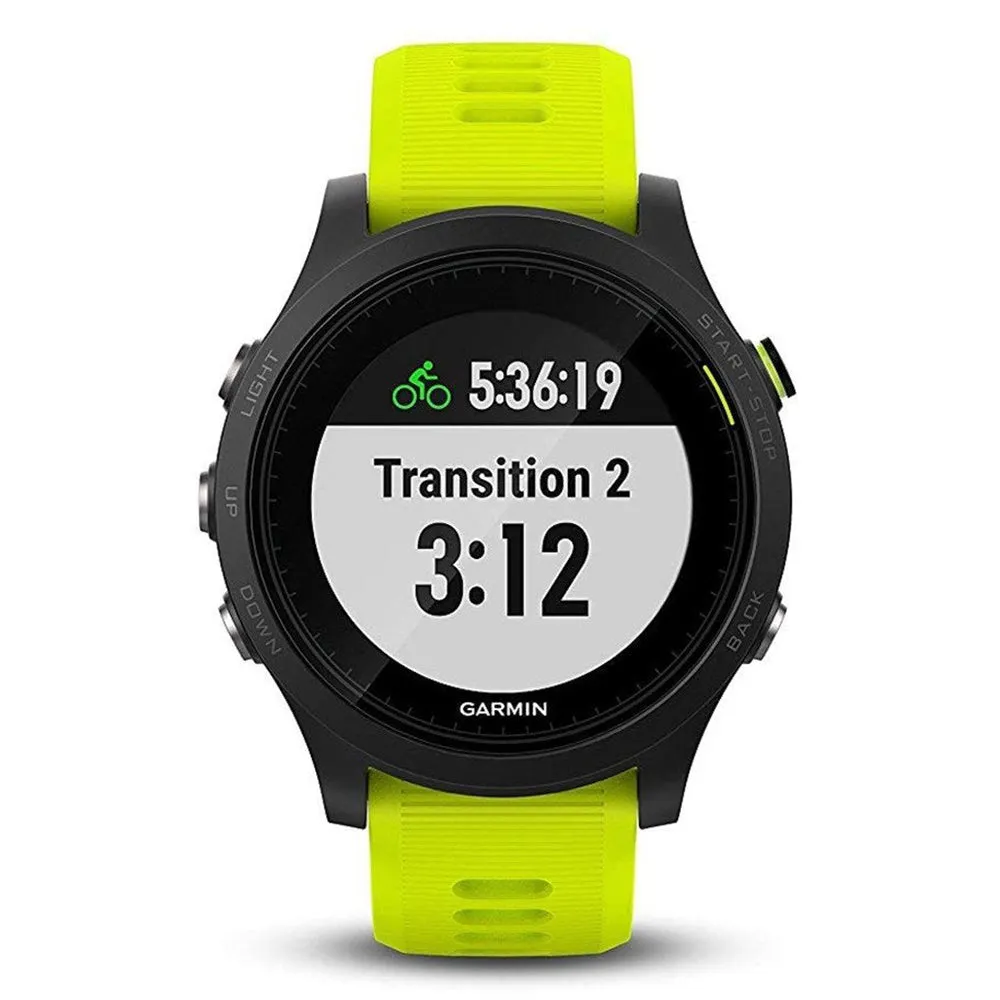 Garmin Forerunner 935 Green/Yellow Silicone Band Digital Dial Smart Watch - 010-01746-02