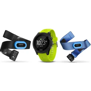 Garmin Forerunner 935 Green/Yellow Silicone Band Digital Dial Smart Watch - 010-01746-02