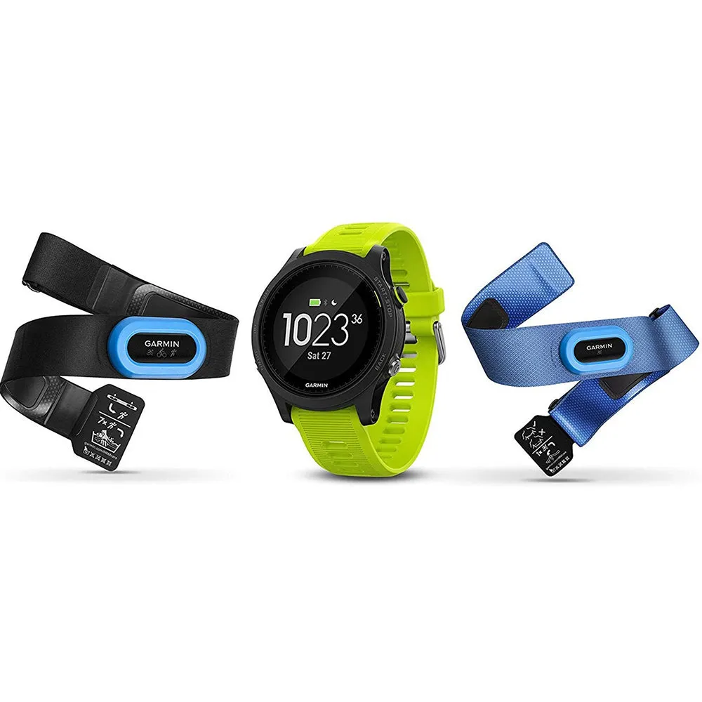 Garmin Forerunner 935 Green/Yellow Silicone Band Digital Dial Smart Watch - 010-01746-02