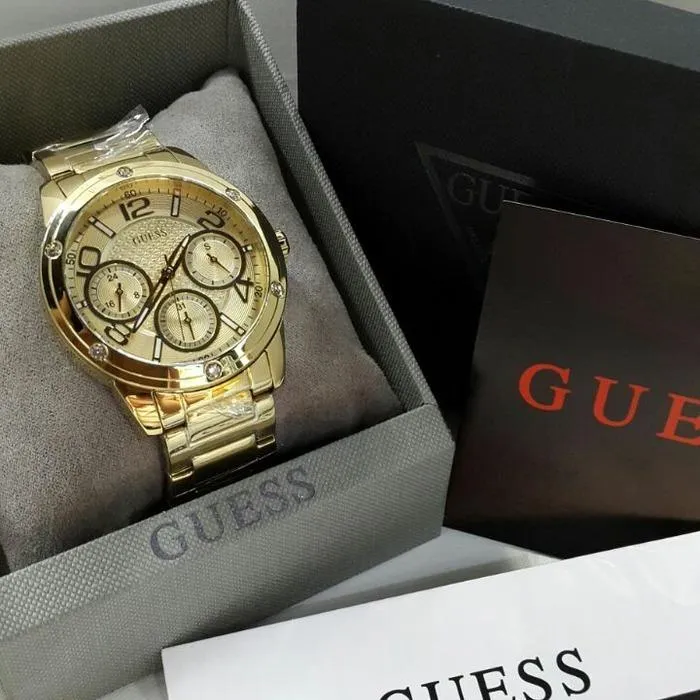 Guess Crystal All Gold Men's Watch W0778L2