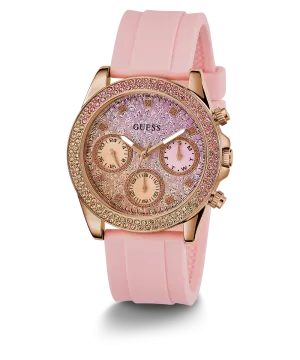 GUESS Ladies Sparkling Pink Limited Edition Watch