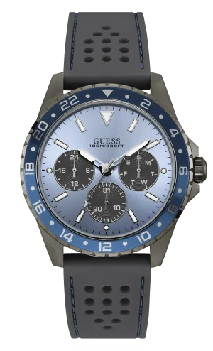 Guess Mens Blue Multi-function Watch - W1108G6