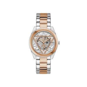 Guess Women 40 mm Size Rose Gold Dial Round Analog Watch - U1421L2M Guess Women 40 mm Size Rose Gold Dial Round Analog Watch - U1421L2M