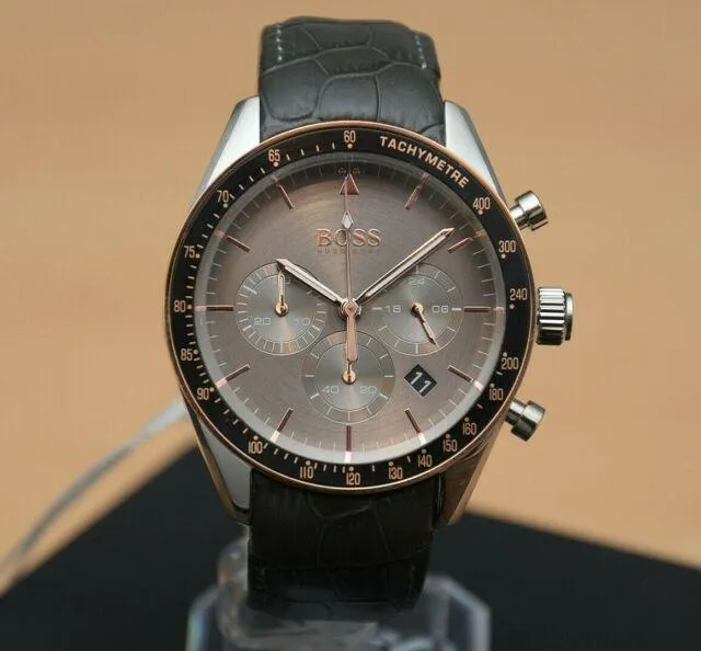 Hugo Boss Trophy Chronograph Grey Dial Men's Watch 1513628