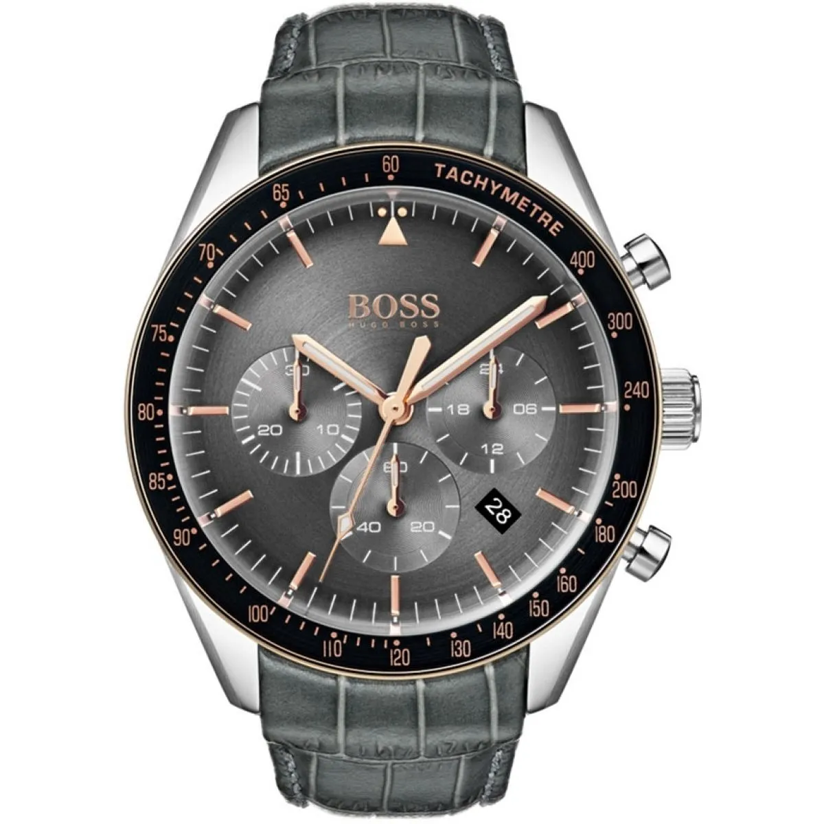 Hugo Boss Trophy Chronograph Grey Dial Men's Watch 1513628
