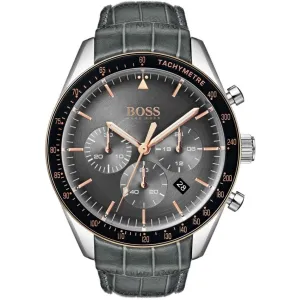 Hugo Boss Trophy Chronograph Grey Dial Men's Watch 1513628