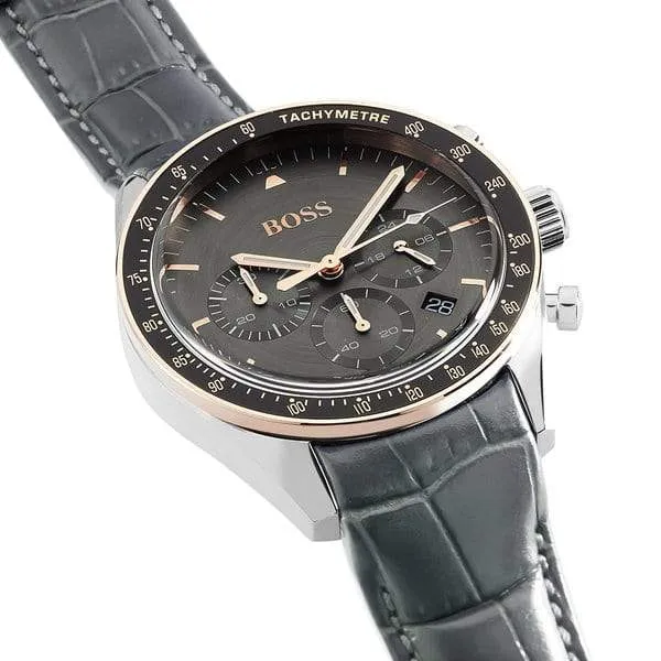 Hugo Boss Trophy Chronograph Grey Dial Men's Watch 1513628