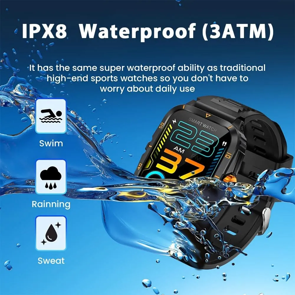 IPX8 Water-Resistant Smart Watch