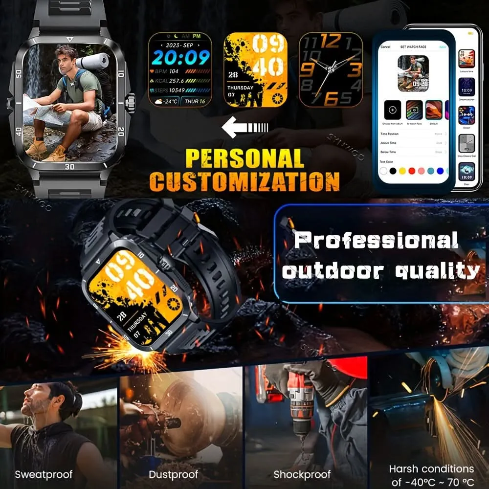 IPX8 Water-Resistant Smart Watch