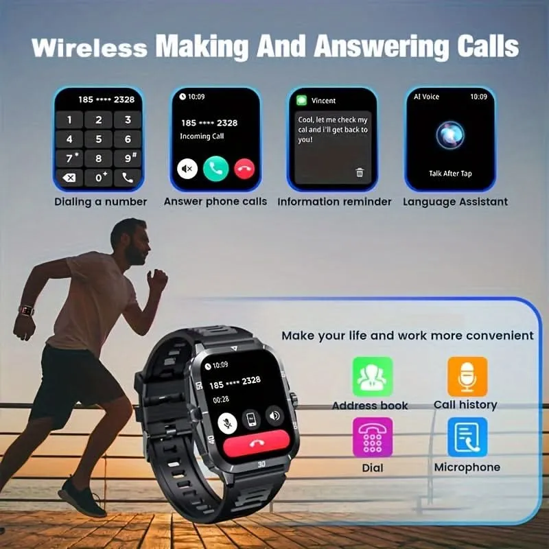 IPX8 Water-Resistant Smart Watch