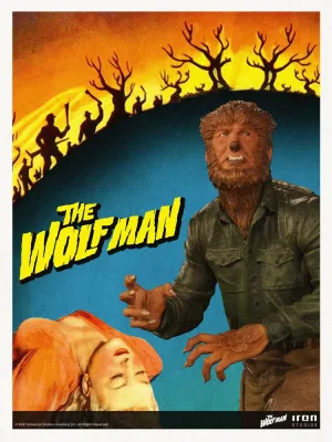 IRON STUDIO - Universal Monsters DeLuxe Art Scale Statue 1:10 The Wolf Man