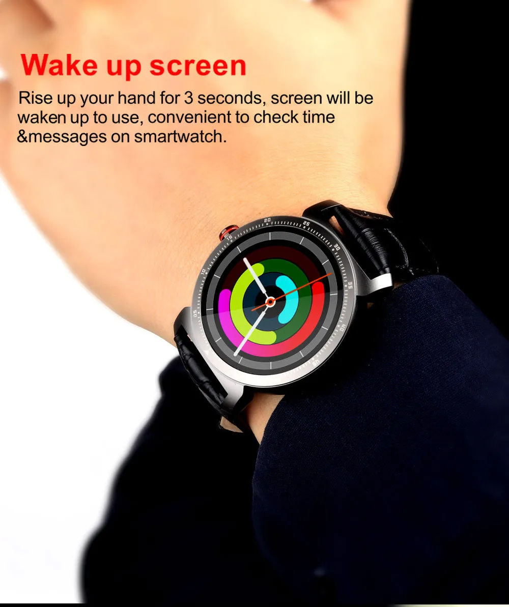 K88H Plus Fitness Smart Watch non-waterproof 1.3 inch Metallic Band