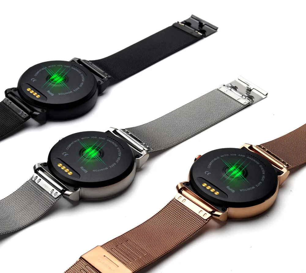 K88H Plus Fitness Smart Watch non-waterproof 1.3 inch Metallic Band