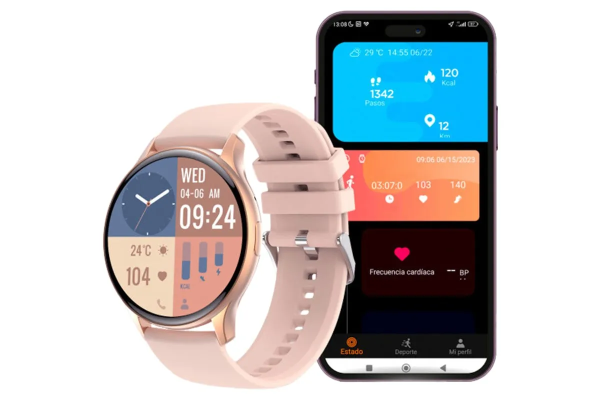 Ksix Core AMOLED Smartwatch | Pink