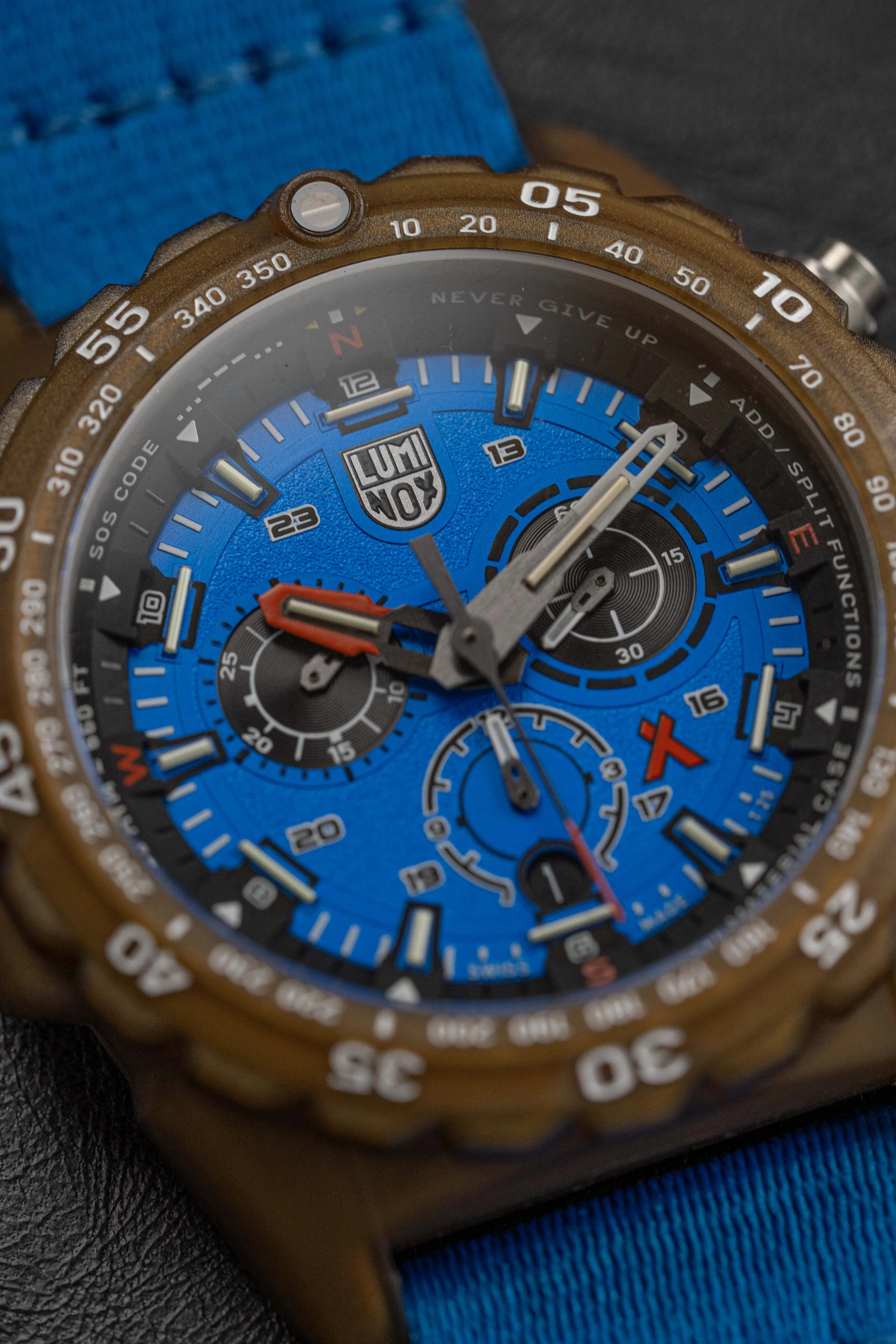 Luminox Watch Bear Grylls Survival ECO Master Blue XB.3743.ECO