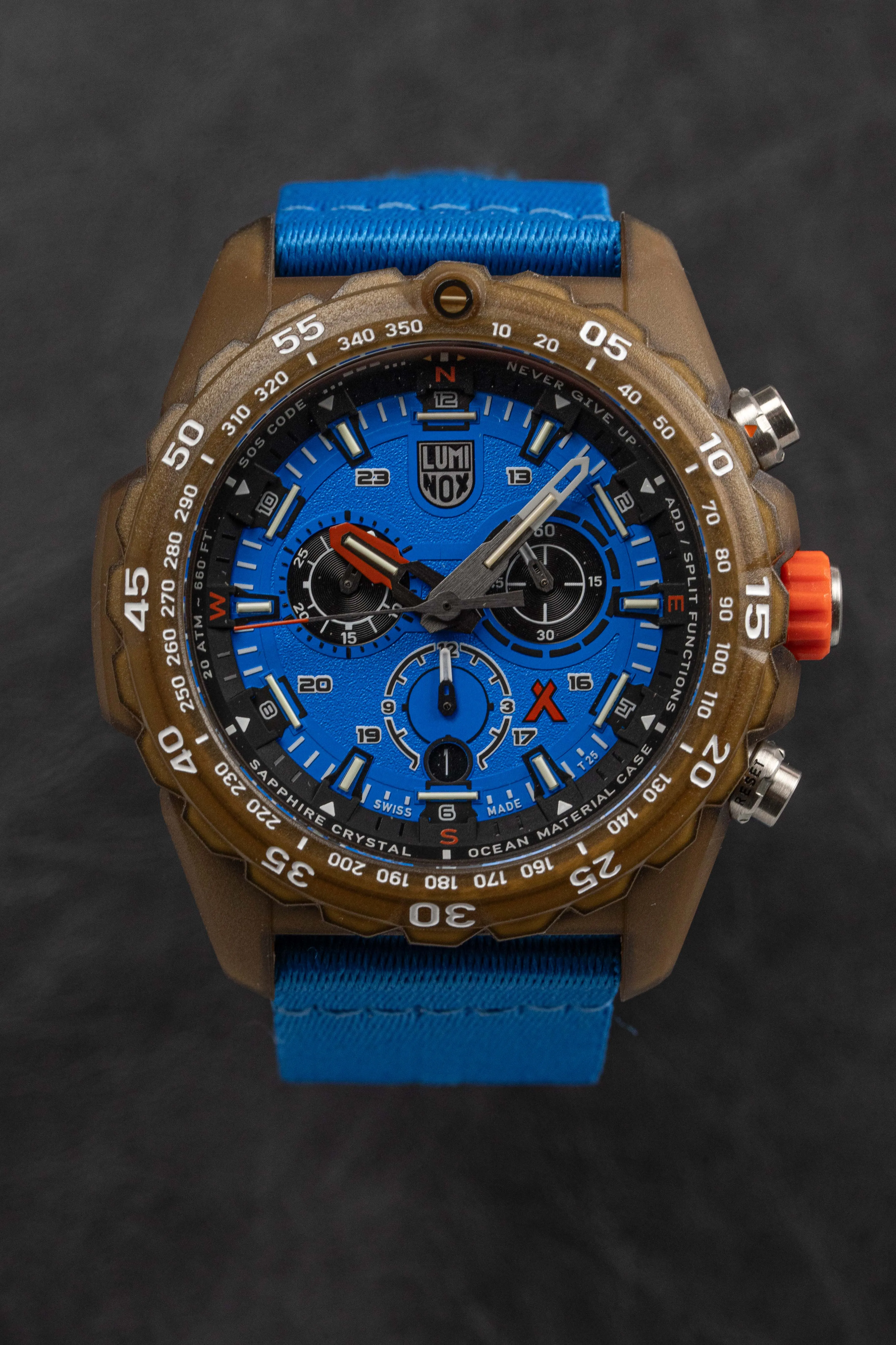 Luminox Watch Bear Grylls Survival ECO Master Blue XB.3743.ECO
