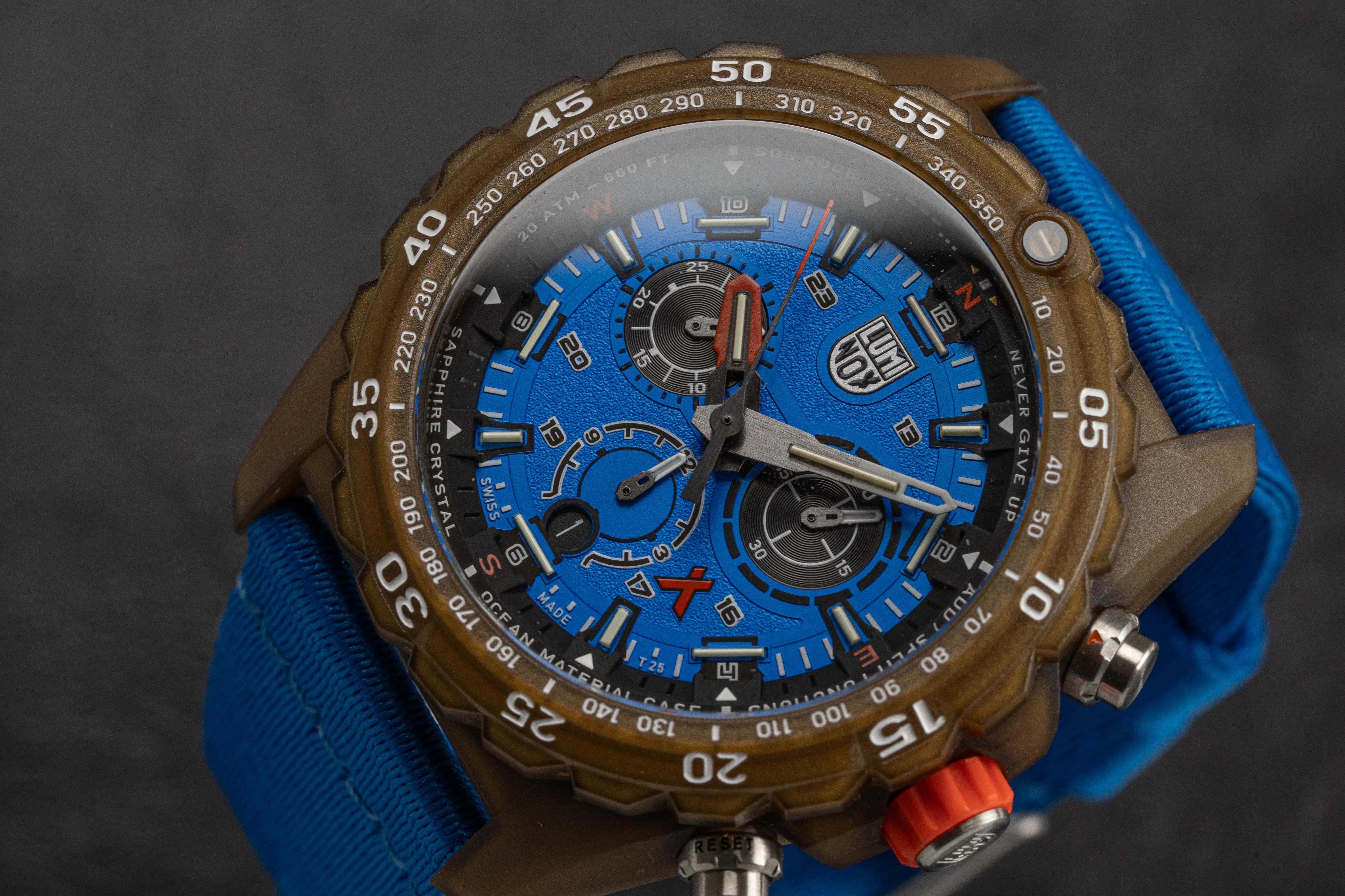 Luminox Watch Bear Grylls Survival ECO Master Blue XB.3743.ECO