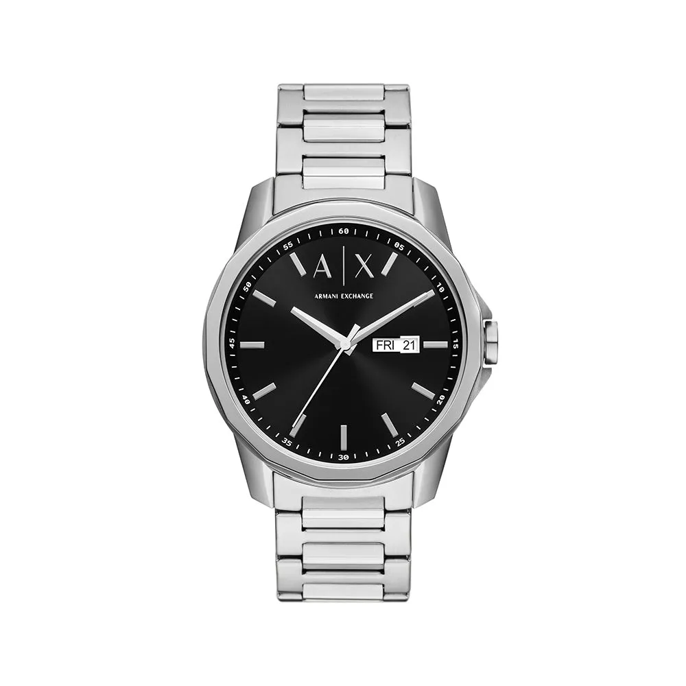 Men Banks Black 44mm Watch